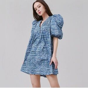 Hunter Bell Jenkins Dress
Blue and White
Size XS